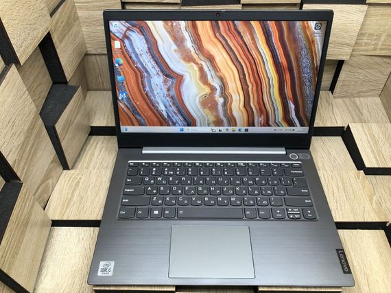 Ультрабук Б-клас Lenovo ThinkBook 14-IML / 14" (1920x1080) IPS / Intel Core i5-10210U (4 (8) ядра по 1.6 - 4.2 GHz) / 8 GB DDR4 / 256 GB SSD M.2 / Intel UHD Graphics / WebCam / Fingerprint / HDMI б/в | Зображення 1