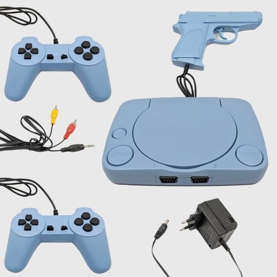 Портативная игровая консоль Puls FunGame FS1 ретро приставка Wireless 2 джойстика, пистолет/ 9999 встроенных | Зображення 2