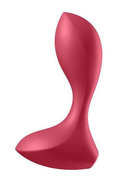 Анатомічна анальна пробка із вібрацією Satisfyer Backdoor Lover червона Sex Aura | Зображення 1