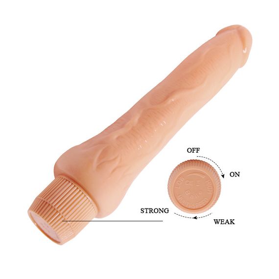 Вібратор - Barbara Dryad Vibrator 9,8" Flesh Sex Aura | Зображення 6