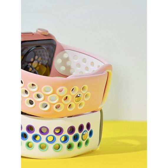 Ремінець Apple Watch Sport Nike+ 42/44/45/49 mm black/gray | Зображення 5
