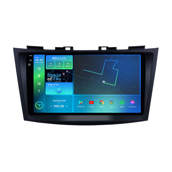 Штатна магнітола Torssen 2K Suzuki Swift 2011-2016 F96128 4G Carplay DSP | Зображення 1