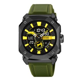 Годинник S2kmei 2272BKAG Black-Army Green
