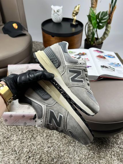 Женские кроссовки 574 x Stone Island Gray White В3598 41 26- 26.5 см