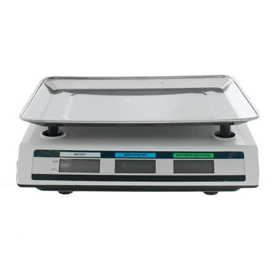 Ваги торговельні електронні до 50 кг, MS-982S / Настільні ваги з металевими кнопками для торгівлі | Зображення 2