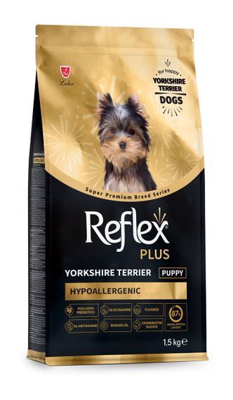 Сухой корм для щенят породы йоркширский терьер Reflex Plus Yorkshire Terrier Puppy, 1.5 кг