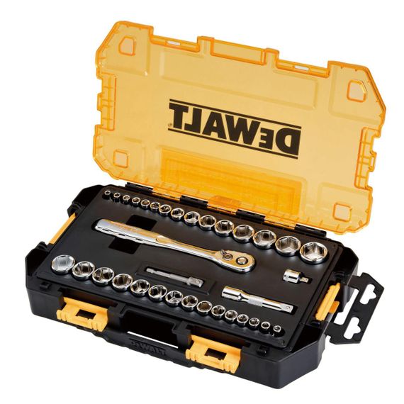 Набор головок 1/4, 3/8, 34 предмета DeWALT DWMT45034-0 | Зображення 1