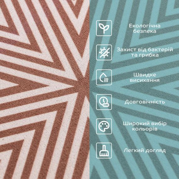 Вологопоглинальний килимок 40х60х3мм SW-00002554 | Зображення 3