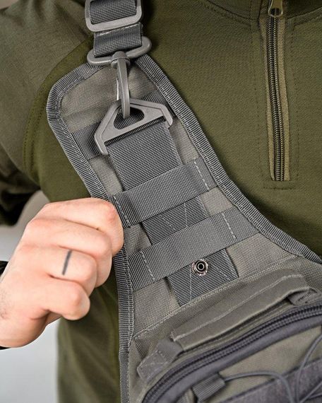 Тактична сумка нагрудна laser grey ПП4626 | Зображення 4