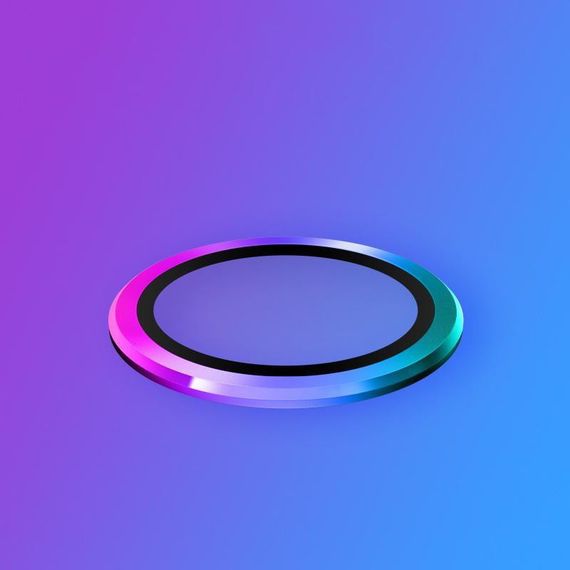 Захисне скло Metal Classic на камеру (у упак.) для Apple iPhone 15 (6.1") / 15 Plus (6.7") Бузковий / Rainbow | Зображення 5