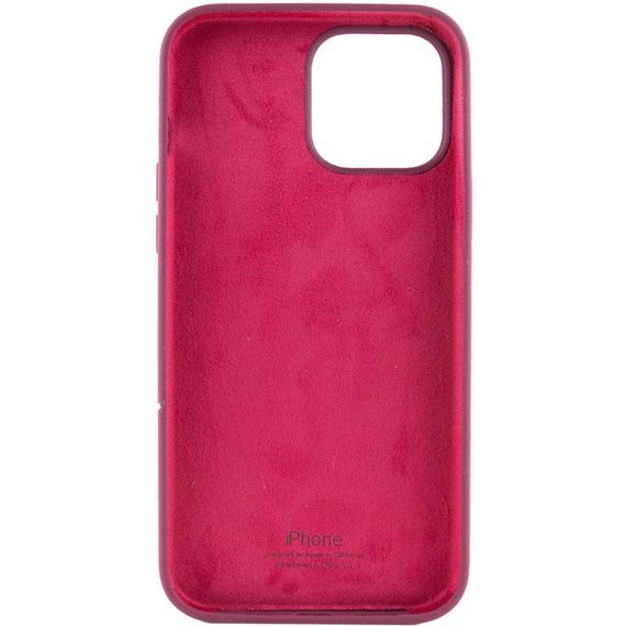 Чохол Silicone Case Full Protective (AA) для Apple iPhone 14 (6.1") Бордовий / Plum | Зображення 1