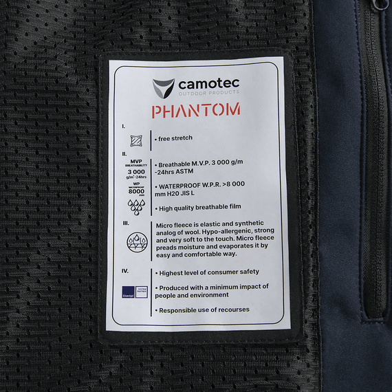 Куртка Phantom SoftShell Темно-синя (7292), L | Зображення 8