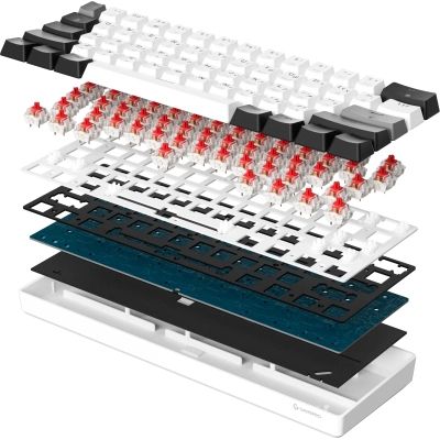 Клавиатура GamePro Genesis Infinity MK130BW Outemu Swithes USB White (MK130BW) | Зображення 9