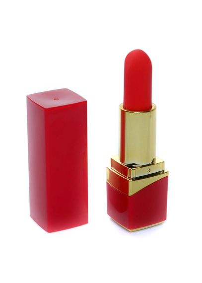 Міні-вібратор - Rechargeable Lipstick Vibrator Red | Зображення 1