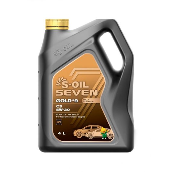 Моторна олива S-OIL GOLD #9 ECO C3 5W-30 4л.