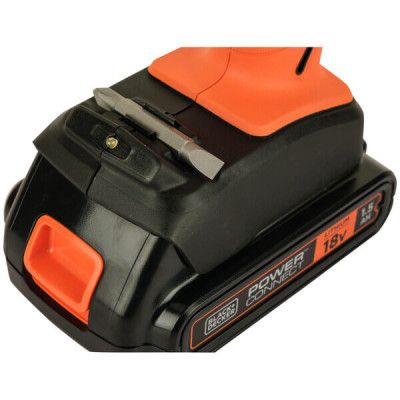 Шуруповерт Black&amp;Decker 18 В, 1.5Ah, 45 Нм,0-360/0-1400 об/мин, 21000 уд/мин, 1.3 кг (BCD003C1) | Зображення 6