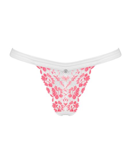 Трусики стринги кружевные Obsessive Bloomys thong S/M sexstyle | Зображення 8