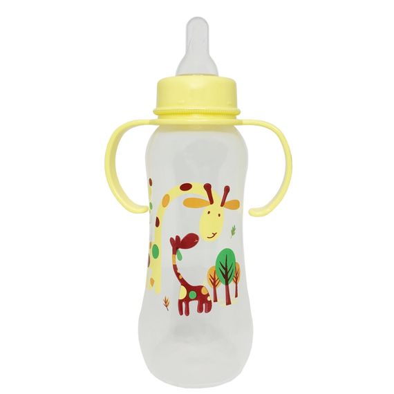 Бутылочка пластиковая с ручками MGZ-0207(Yellow) 250 мл | Зображення 1