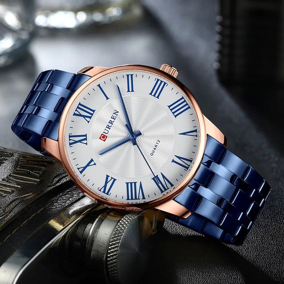 Годинник C1ur1ren 8422 Blue-Gold-White | Зображення 3