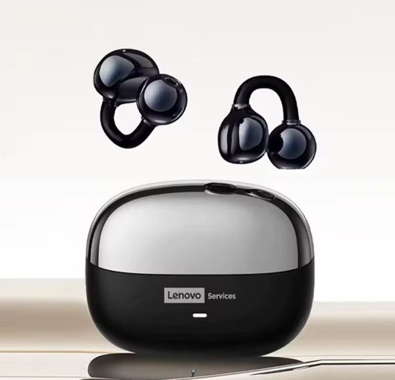 Наушники-кафы Lenovo LE302 - Мощный Бас, Bluetooth 6.0 черные | Зображення 2