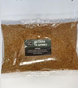 Приправа суміш для сала та шпику, 100 г, суміш спецій і приправ, ТМ Приправи свету