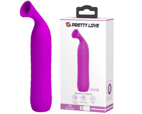 Вагінальний мінівібратор із вакуумним стимулятором Pretty Love «Jonas» sexstyle