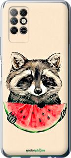 Чохол на Infinix Note 8 Єнотик з кавуном "4605u-2710-2448"