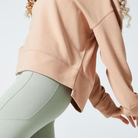 Світшот жіночий оверсайз бежевий - XL | Зображення 3