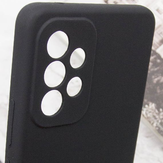 Чехол Silicone Cover Lakshmi Full Camera (AAA) для Samsung Galaxy A33 5G Черный / Black