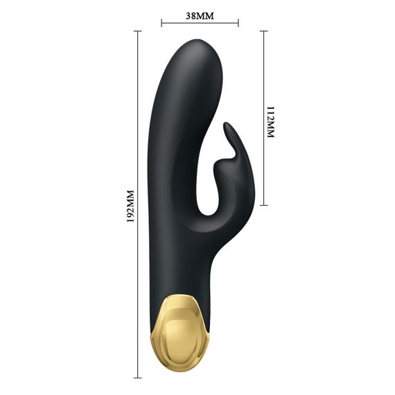 Вибратор - Pretty Love Royal Pleasure Double Pleasure Black Sex Aura | Зображення 5