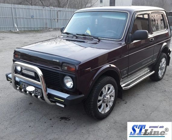 Кенгурятник QT006 (нерж.) для Lada Niva та Urban | Зображення 3