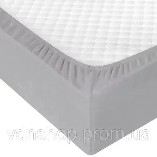 Салатове Простирадло махрове на резинці з наволочками Anisa (220х240+30 см) | Зображення 2