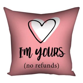 Подушка габардинова з принтом I'm yours 40x40 см (4P_24L007)