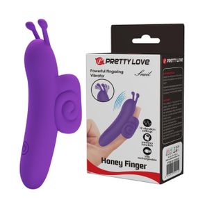 Вибростимулятор PRETTY LOVE Snail Honey Finger, 10 vibration functions Memory function Sex Aura