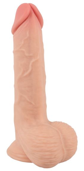Фалоімітатор - Nature Skin Dildo With Movable Skin, 19 см sexstyle | Зображення 1