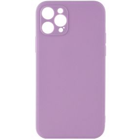 Силиконовый чехол Candy Full Camera для Apple iPhone 12 Pro (6.1") Сиреневый / Dasheen