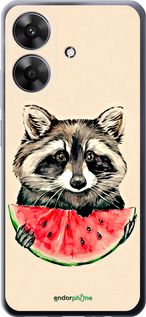 Чохол на Realme Narzo N61 Єнотик з кавуном "4605u-3974-2448"