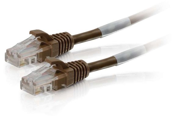 Патч-корд Cat6 C2G 1 м коричневый (CG83645) | Зображення 1