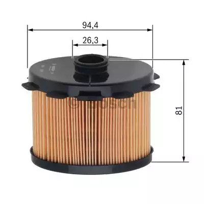 Фільтр паливний TOYOTA COROLLA, FIAT SCUDO, BOSCH (1457431703) | Зображення 4