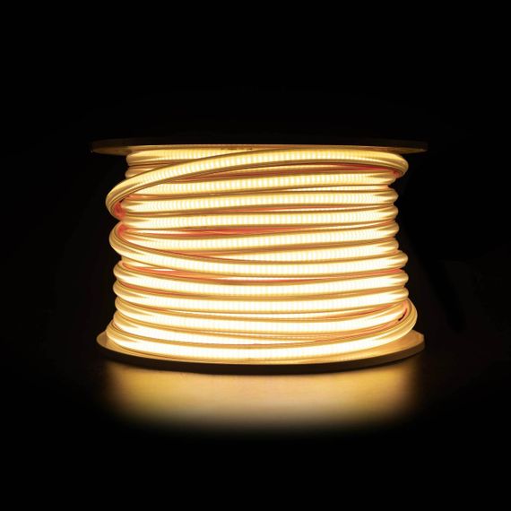 Світлодіодна LED стрічка PROLUM™ СОВ 288 LED IP67 220V Series "S" Тепло-Білий (2800-3200K)