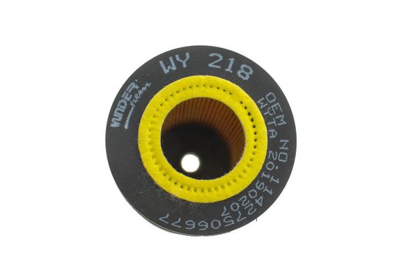 Фільтр масляний BMW 5 E60 6 E60 X5 E53 3.6-4.8i 01-10 WY 218 | Зображення 1