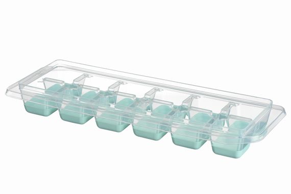Форма для льда Ardesto Fresh, с крышкой, голубой тифани, силикон, пластик (AR1101TP) | Зображення 1