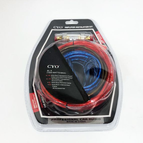 Набір дротів для встановлення саббуфера kit MD 8, набір кабелів для автоакустики RP-36 | Зображення 3