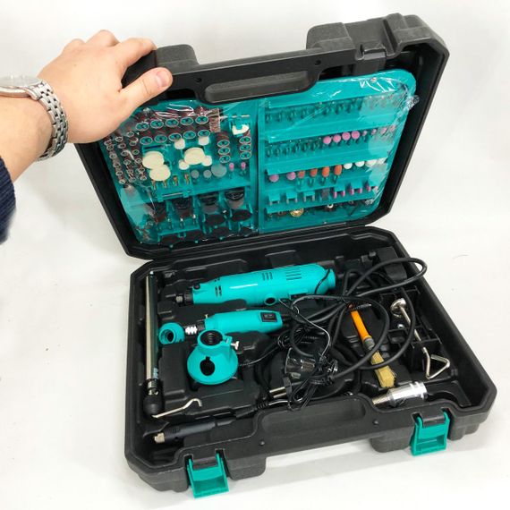 Ручний електричний гравер + гравер Mini 12V з 236 насадками, електричний електричний міні, SA-318 Дриль гравер | Зображення 7