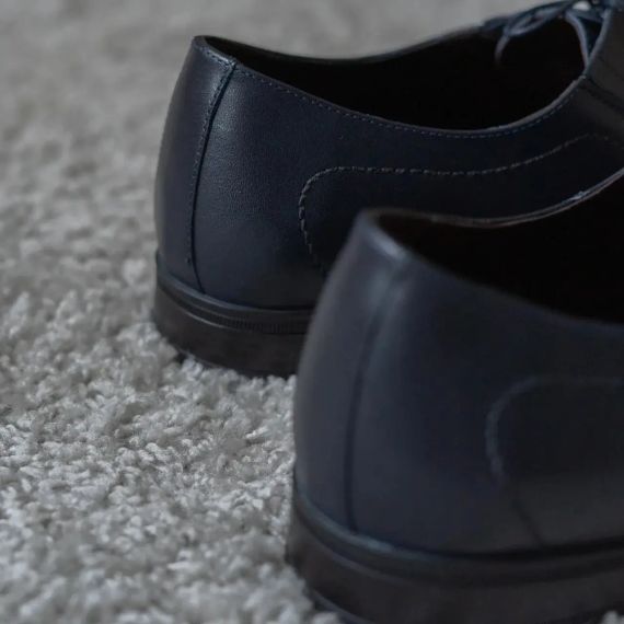 Чоловічі туфлі темно синього кольору 41 розмір | Зображення 4