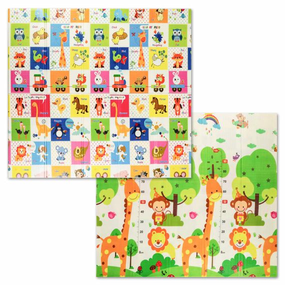 Розвиваючий термокилимок дитячий 180х200х0.8см "Зростомір | Тварини зі словами" (266) SW-00000893 | Зображення 9