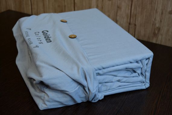 Постільна білизна Golden Colors Stonewashed 200 х 220 см Grey (перероблена бавовна) | Зображення 1