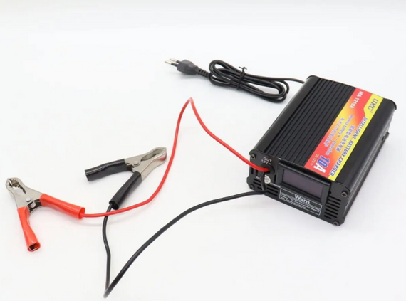 Автоматическое импульсное зарядное устройство 12V MA-1210A с защитой и амперметром | Зображення 3