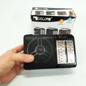 Антенний приймач для телевізійного і радіоефіру GOLON RX-607 AC, Міні радіо, Всехвильовий радіоприймач ZB-82