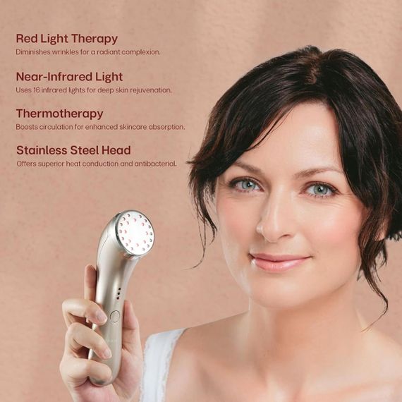 Апарат для омолодження шкіри обличчя VRAIKO Sedna, масажер для догляду за шкірою обличчя з функцією термотерапії, салон | Зображення 1